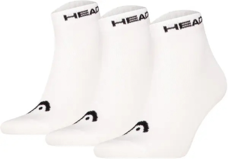 Носки Head ELEMENTS ALL SPORTS QUARTER 3P белые (3 пары) 701229010-002