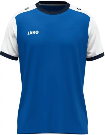 Футболка джерси детская Jako DYNAMIC S/S сине-бело-темно-синяя 4270-405