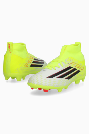 Бутси adidas F50 League Mid FG/MG Junior - жовтий