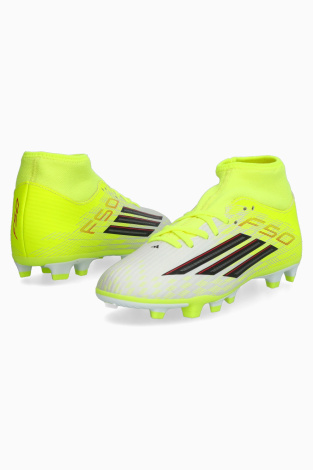 Бутси adidas F50 Club Mid FG/MG Junior - жовтий
