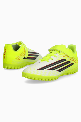 Сороконіжки adidas F50 Club Hook-and-Loop TF Junior - жовтий
