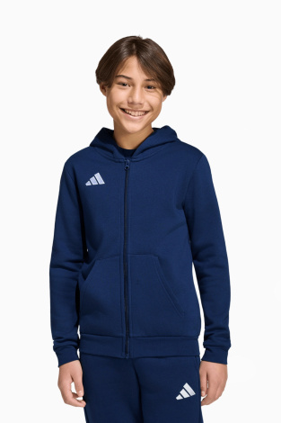 Кофта adidas Entrada 26 Sweat Full-Zip Junior - темно-синий