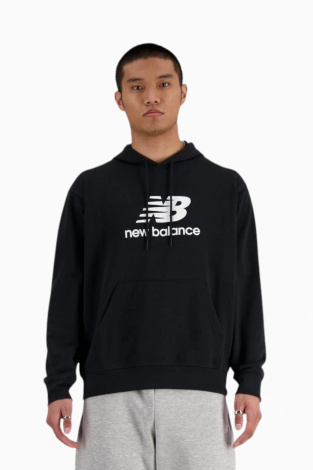 Кофта New Balance Stacked Logo - черный