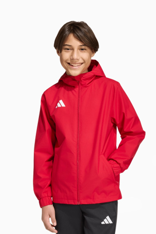 Куртка adidas Entrada 26 All Weather Junior - червоний