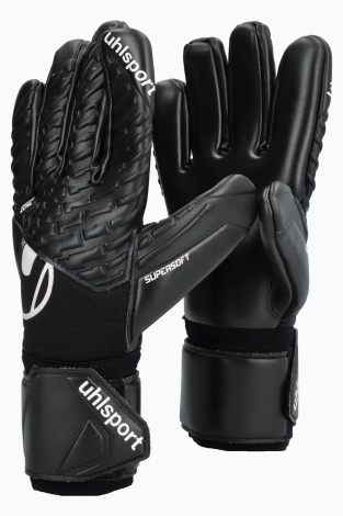 Вратарские перчатки Uhlsport Cybertec Supersoft HN - черный