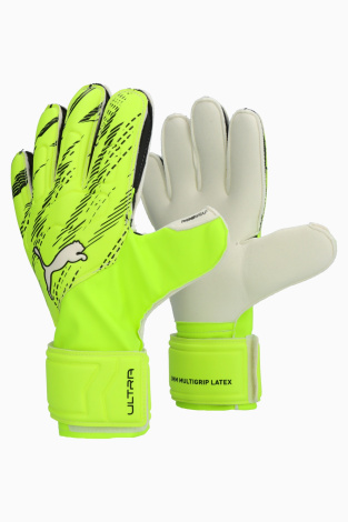 Вратарские перчатки Puma Ultra Match Protect RC - Лаймовий