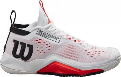 Кросівки тенісні Wilson RUSH PRO TOUR MID біло-оранжево-чорні WRS332040
