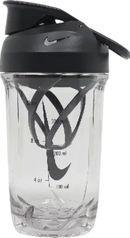 Пляшка для води Nike TR RECHARGE SHAKER BOTTLE 16 OZ 473 мл антрацитово-чорна N.101.2242.988.16