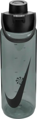 Пляшка для води Nike TR RENEW RECHARGE CHUG BOTTLE 24 OZ 709 мл антрацитова N.100.7636.044.24