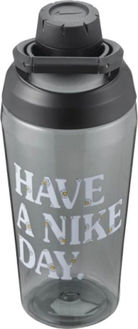 Пляшка для води Nike TR HYPERCHARGE CHUG BOTTLE 16 OZ 473 ml сіра N.100.1937.088.16