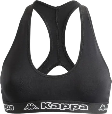 Топ женский Kappa REGGISENO SPORTY ELASTICO LOGATO черный K2150 Nero