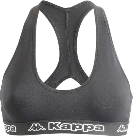 Топ жіночий Kappa REGGISENO SPORTY ELASTICO LOGATO антрацитовий K2150 Antracite