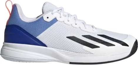 Кросівки тенісні Adidas COURTFLASH SPEED біло-синьо-помаранчеві HQ8481