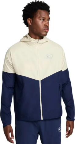 Ветровка Nike AIR темно-сине-бежевая HM0187-411