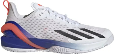 Кросівки тенісні Adidas ADIZERO CYBERSONIC біло-синьо-помаранчеві GY9634