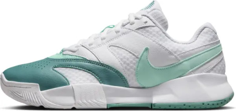 Кроссовки теннисные женские Nike COURT LITE 4 бело-мятно-темно-зеленые FD6575-107