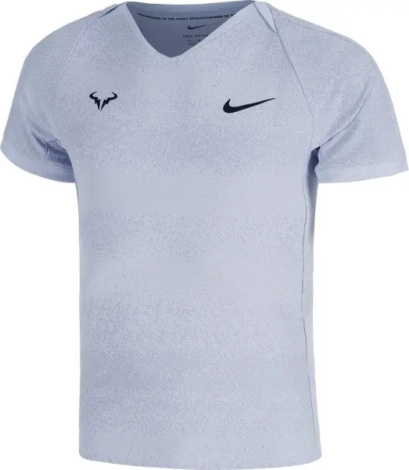 Футболка для тенісу Nike RAFA DRI-FIT ADV світло-сіра FD5409-058