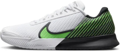 Кросівки тенісні Nike COURT AIR ZOOM VAPOR PRO 2 HARD біло-чорно-зелені DR6191-105