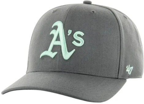 Кепка 47 Brand OAKLAND ATHLETICS темно-сіро-м'ятна B-CLZOE18WBP-CC