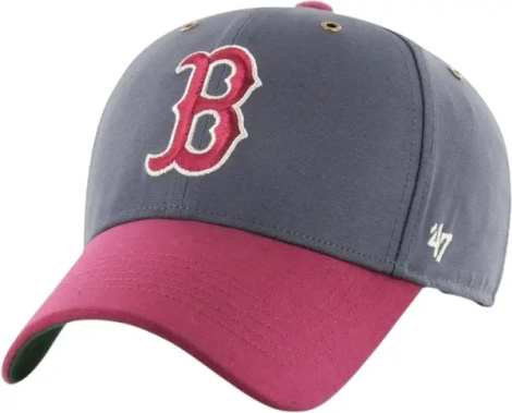Кепка 47 Brand BOSTON RED SOX CAMPUS антрацитово-червона B-CAMPC02GWS-VN