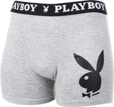 Труси (боксерки) Playboy ANNYA PLAYBOY BOXERSHORT сірі ANNYA-0203