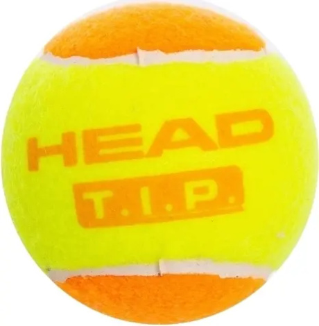 Мяч для тенниса детский Head TIP ORANGE желто-оранжевый (поштучно) 578270-1