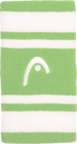 Напульсники Head WRISTBAND STRIPED 5" салатово-белые (2 штуки) 285875 CEWH