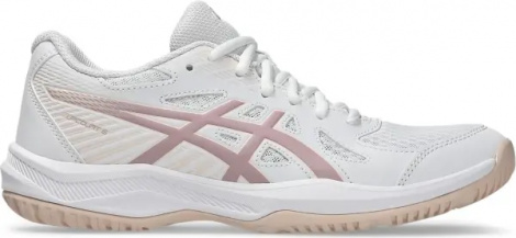 Кросівки волейбольні жіночі Asics UPCOURT 6 біло-світло-рожеві 1072A107-104