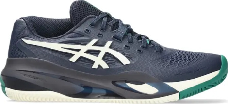 Кросівки тенісні Asics GEL-RESOLUTION X CLAY темно-синьо-біло-зелені 1041A485-400