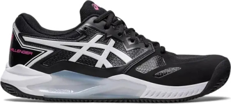Кросівки тенісні Asics GEL-CHALLENGER 13 CLAY чорно-біло-рожеві 1041A221-003