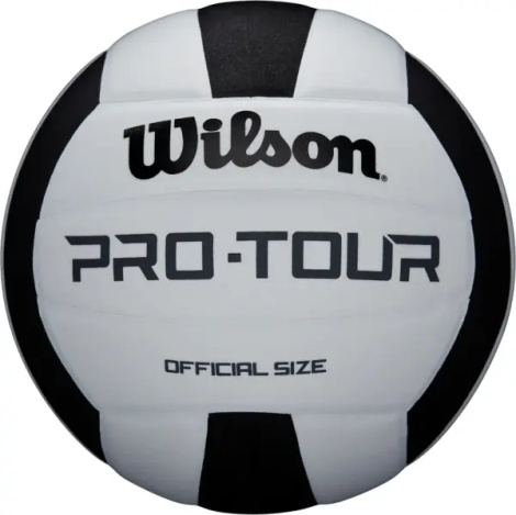 Волейбольний м'яч Wilson PRO TOUR біло-чорний