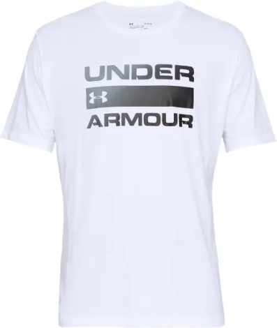 Футболка Under Armour TEAM ISSUE WORDMARK белая 1329582-100