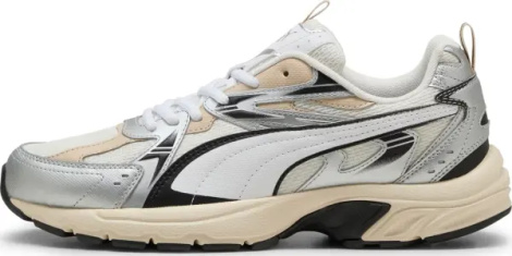Кроссовки Puma MILENIO TECH бежево-серебряно-белые 40262303