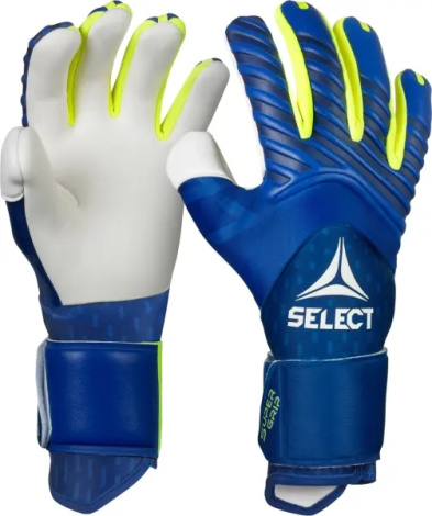 Воротарські рукавиці Select 77 SUPER GRIP V26 синьо-лимонні 601779-222