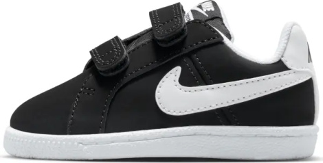Кросівки дитячі Nike COURT ROYALE (TDV) чорно-білі 833537-002