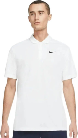 Поло Nike DF POLO SOLID белое DH0857-100