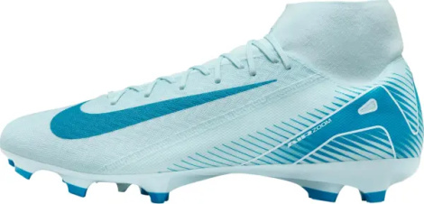 Бутсы Nike MERCURIAL ZOOM SUPERFLY 10 ACADEMY FG/MG голубые FQ1456-400