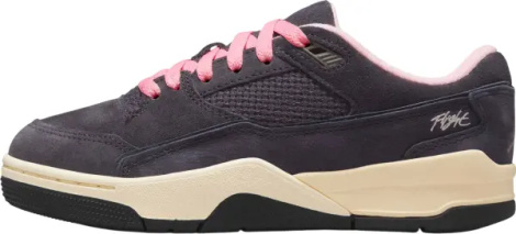 Кросівки підліткові Nike FLIGHT COURT (GS) темно-сіро-світло-рожеві HF3333-012