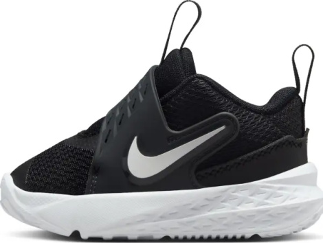 Кроссовки детские Nike TEAM HUSTLE D 12 (TD) черно-белые HF6281-002