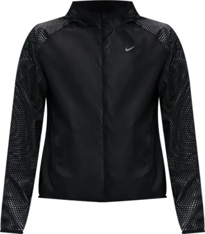 Вітровка для бігу жіноча Nike TEMPO FLASH REPEL чорна HV2985-010