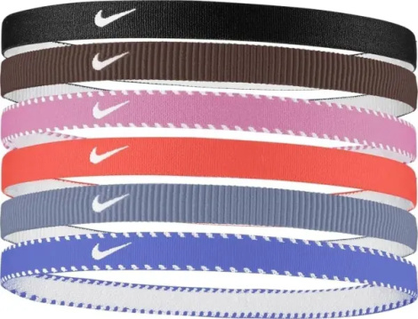Пов'язки на голову Nike FLEX CLASSIC HEADBANDS 6PK різнокольорові (6 штук) N.101.1927.052.OS