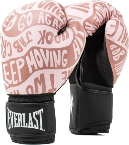 Рукавички боксерські жіночі Everlast SPARK TRAINING GLOVES світло-рожеві (14 унцій) P00002800