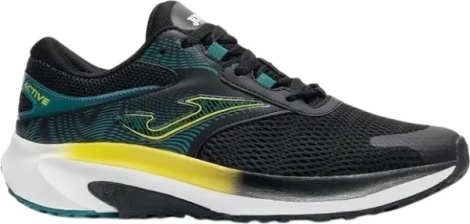 Кросівки бігові Joma ACTIVE чорно-темно-зелено-жовті RACTIS2601