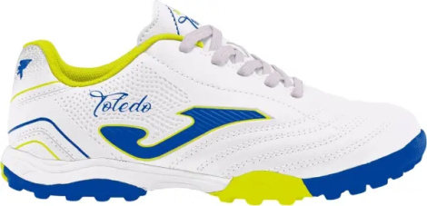 Сороконожки (шиповки) детские Joma TOLEDO бело-сине-желтые TOJS2602TF