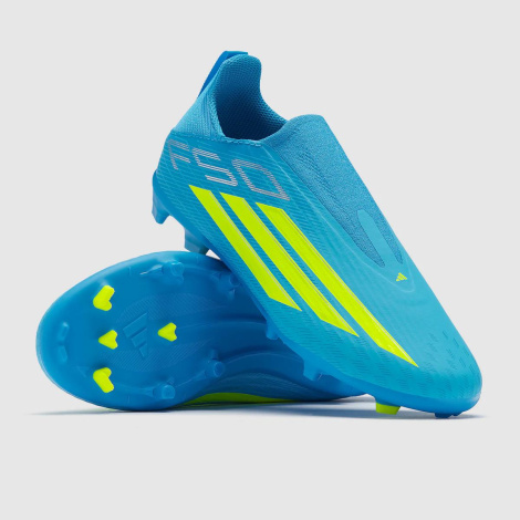 Бутси adidas F50 League LL FG/MG Junior - синій/жовтий