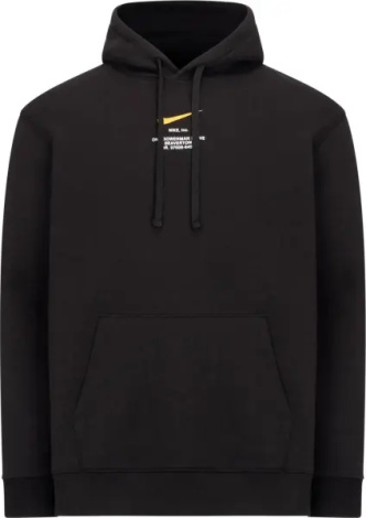 Худі Nike SPORTSWEAR SWOOSH чорно-помаранчеве IB6480-010