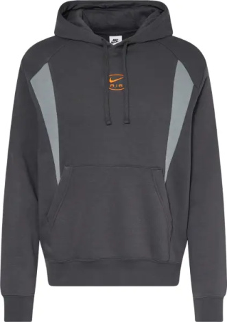 Худі Nike AIR PULLOVER HOODIE темно-сіро-помаранчеве HM0175-061