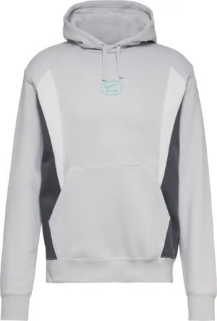 Худи Nike AIR PULLOVER HOODIE серо-бело-темно-серое HM0175-025