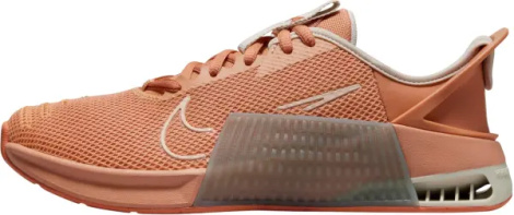 Кроссовки для тренировок женские Nike METCON 9 EASYON темно-оранжево-серые DZ2540-200