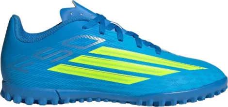 Сороконіжки (шиповки) дитячі Adidas F50 CLUB TF синьо-лимонні JS1491